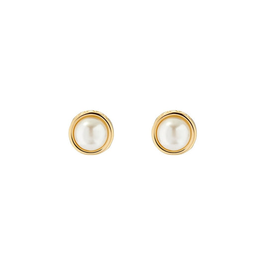 TED BAKER SINAA Gold Tone Pearl Stud Earring