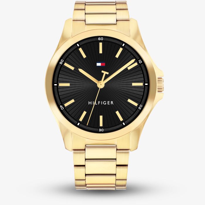 Tommy Hilfiger Mens Gold Bracelet Watch