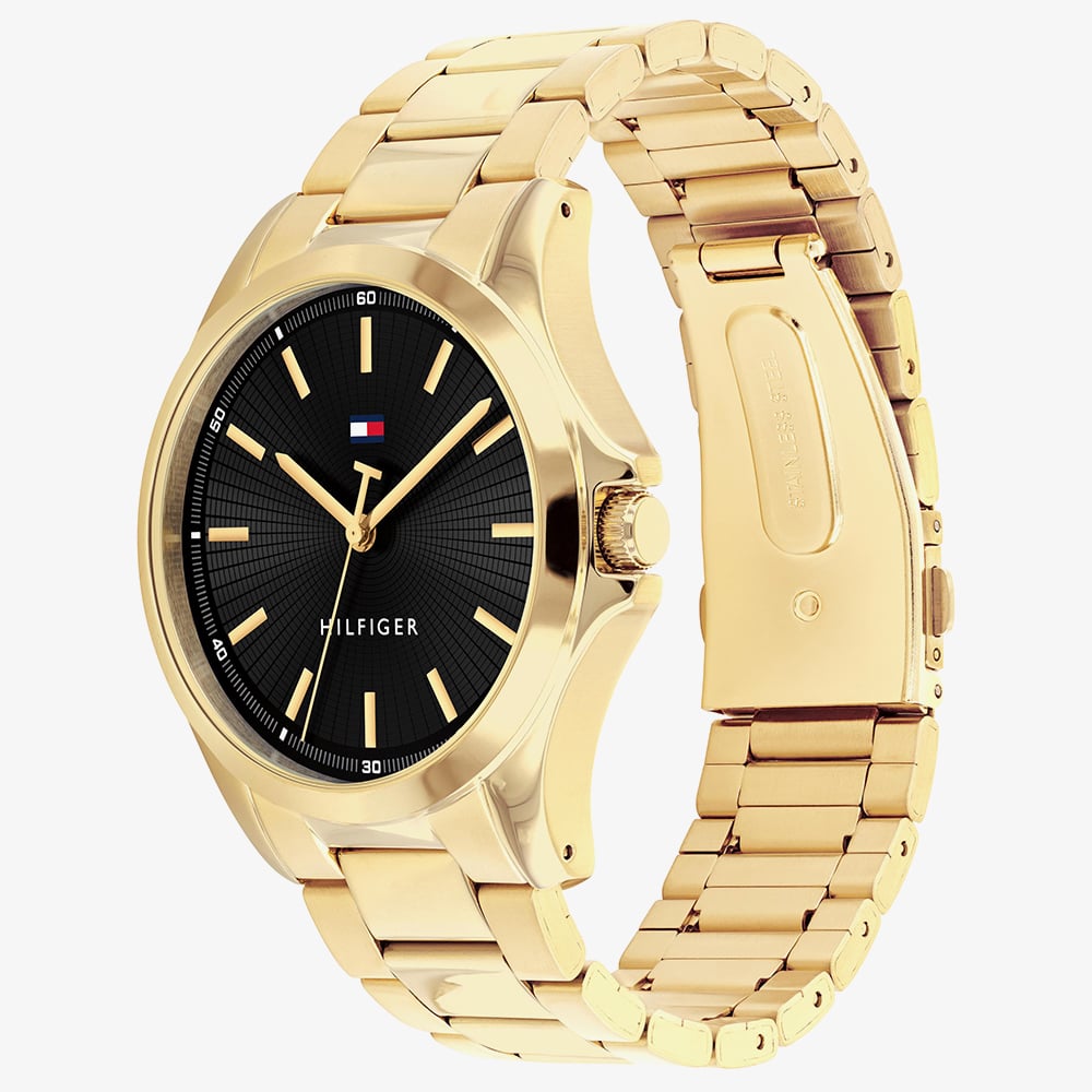 Tommy Hilfiger Mens Gold Bracelet Watch