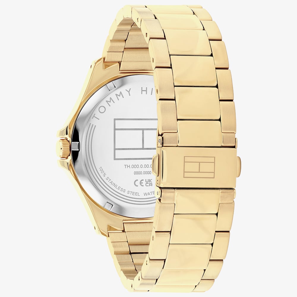 Tommy Hilfiger Mens Gold Bracelet Watch