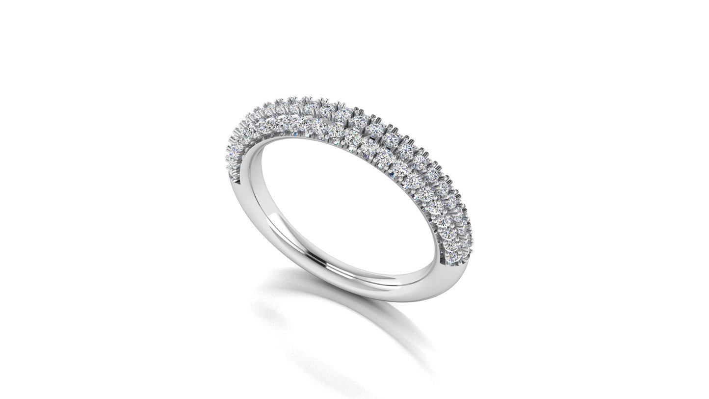 Pave Set Diamond Band