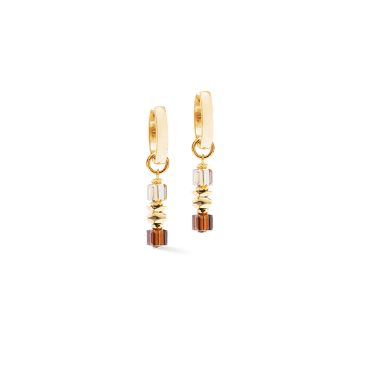 Hoop Wave Cube Flow gold-brown