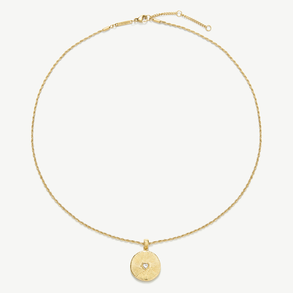 Heart Talisman Necklace With Stones