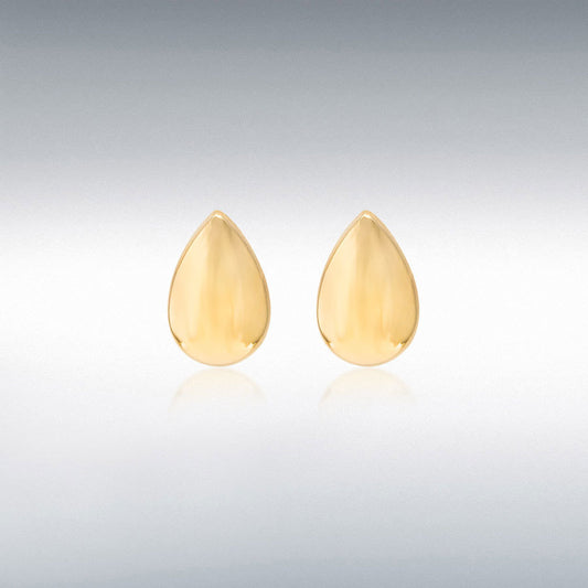 9ct Yellow Gold Mini Teardrop Stud Earring