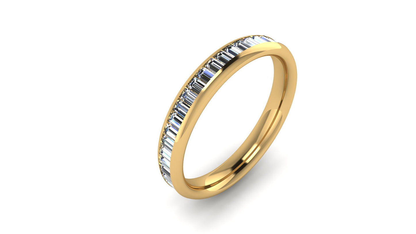 Baguette Cut Diamond Band