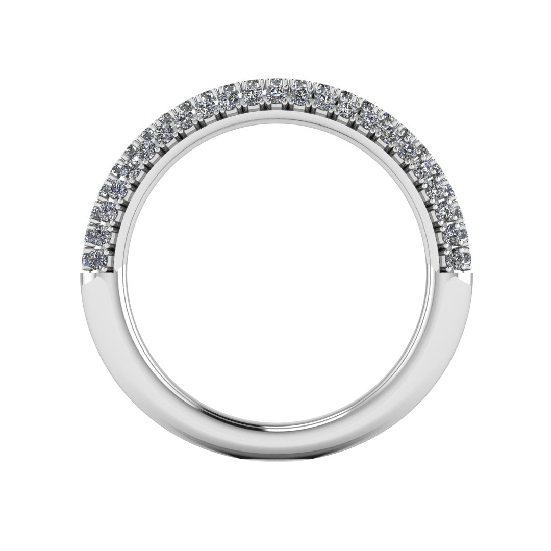 Pave Set Diamond Band