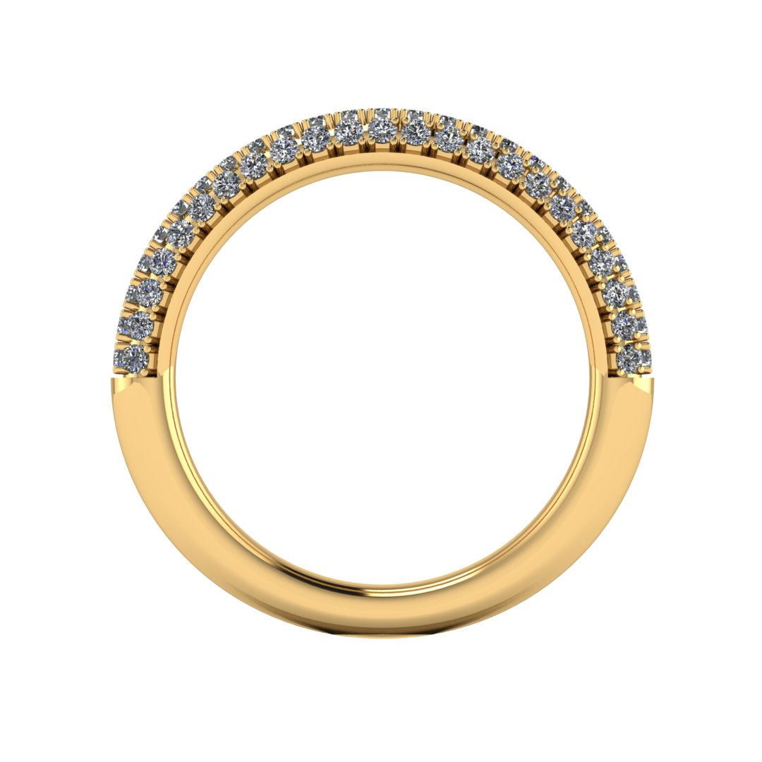 Pave Set Diamond Band