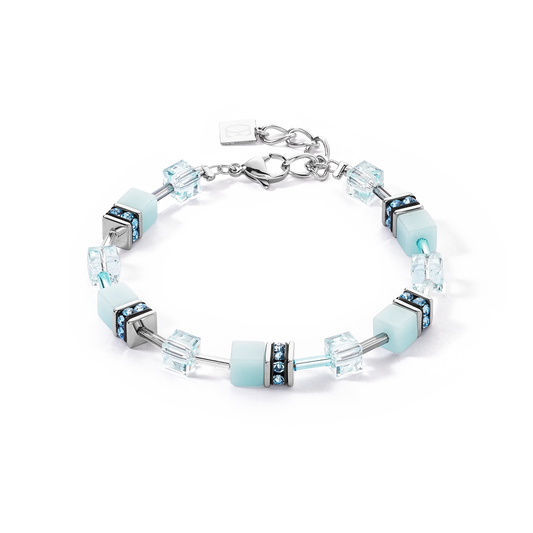 GeoCUBE® Iconic Mono Silver bracelet ice blue 4020302020  £79.00