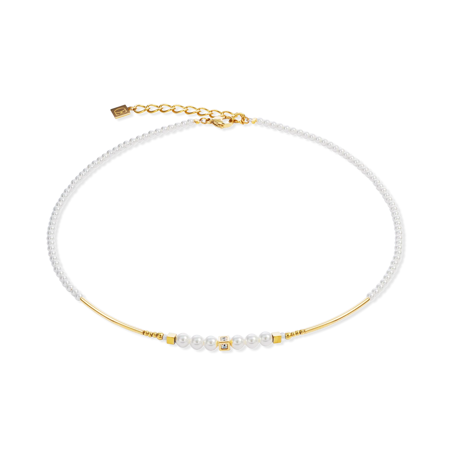 Necklace Shimmering Princess Pearls gold-white