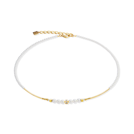 Necklace Shimmering Princess Pearls gold-white