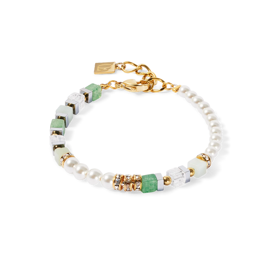 Precious Fusion Offset bracelet gold-green
