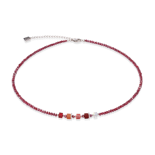 Joyful Colours Update Necklace silver-red