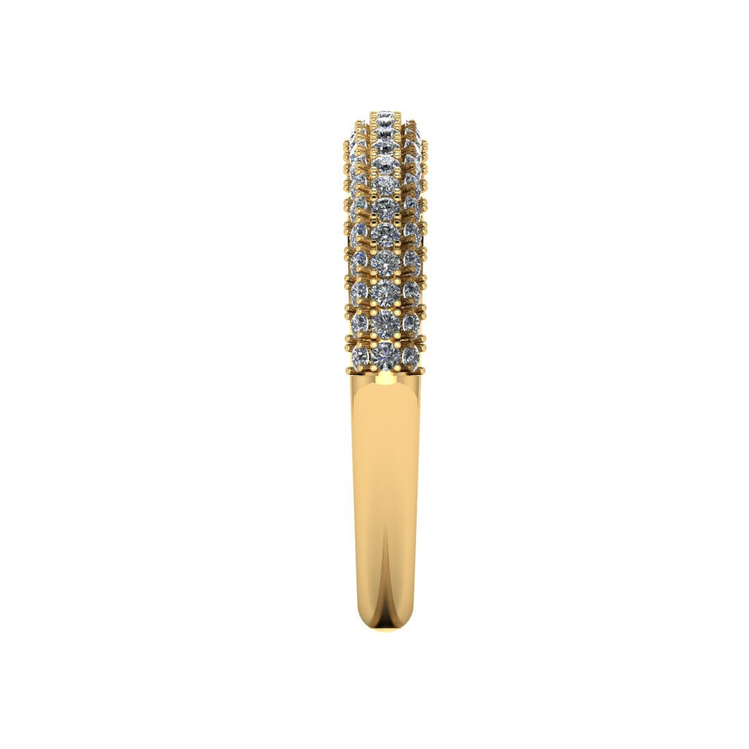Pave Set Diamond Band