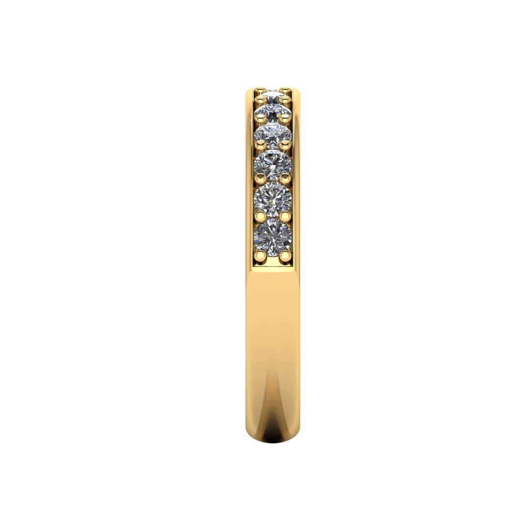 Diamond Grain Set Band