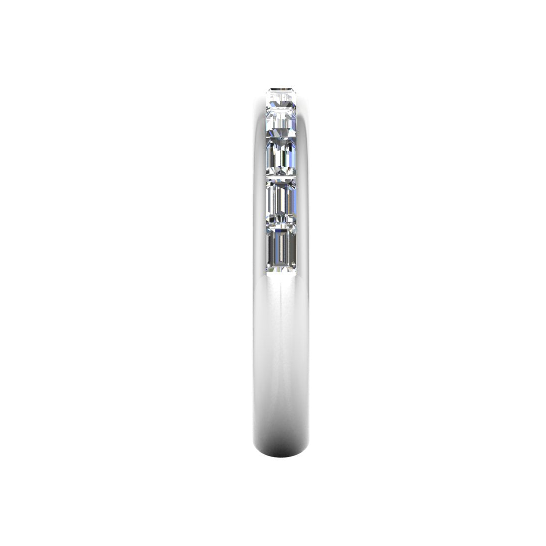 Channel Set Baguette Diamond Band