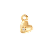 Gold Heart of Gold Charm