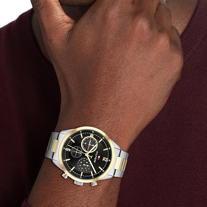 Tommy Hilfiger Watch with Two-Tone Stainless Steel Bracelet