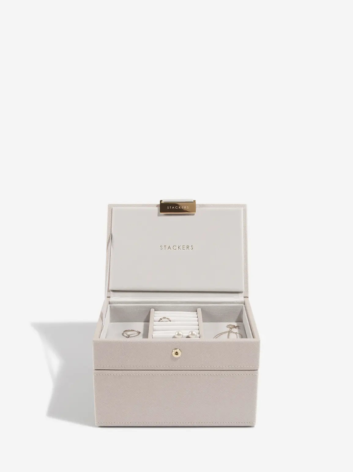 Stackers Taupe Mini Jewellery Box Set