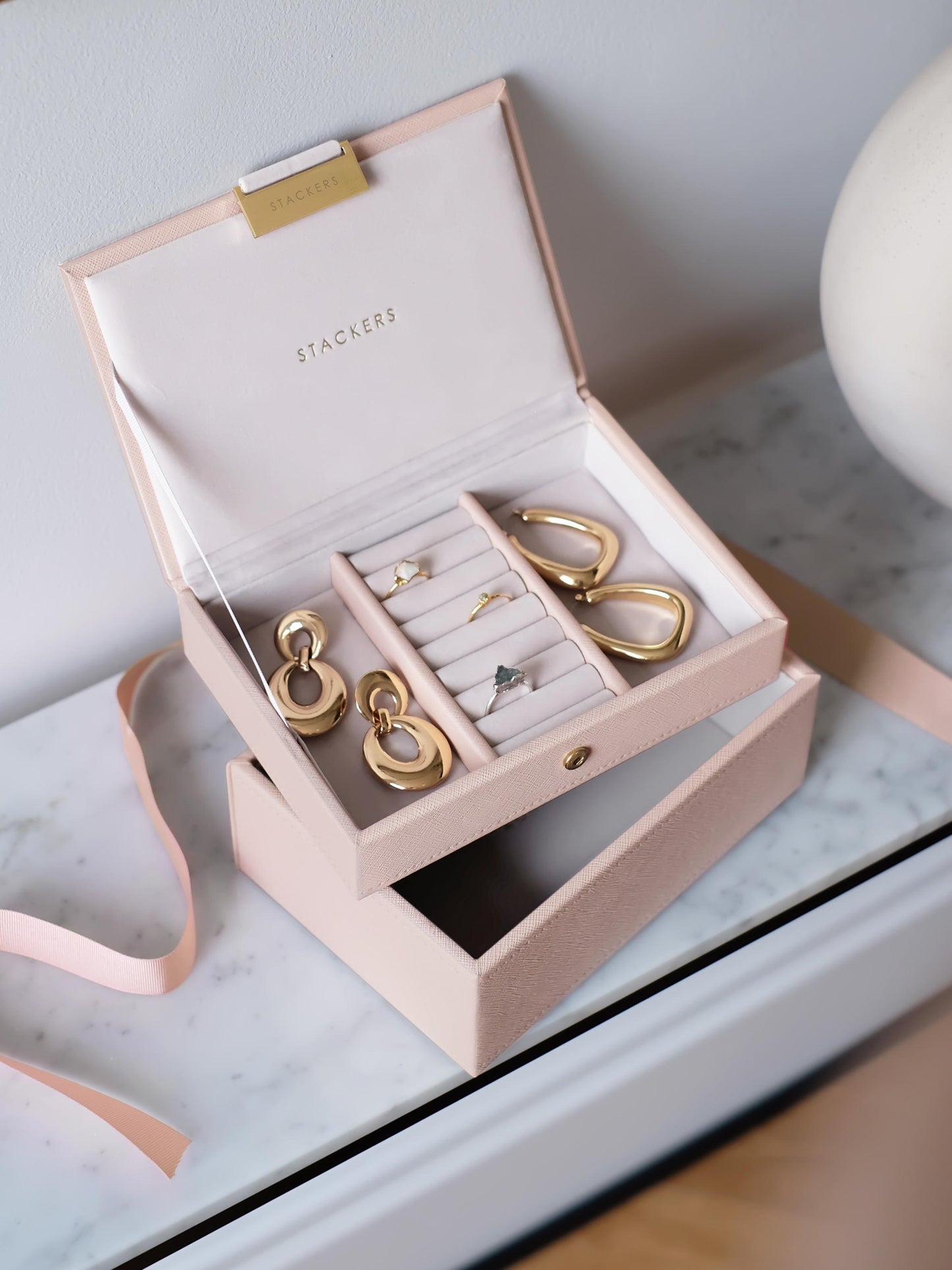 Stackers Blush Mini Jewellery Box Set