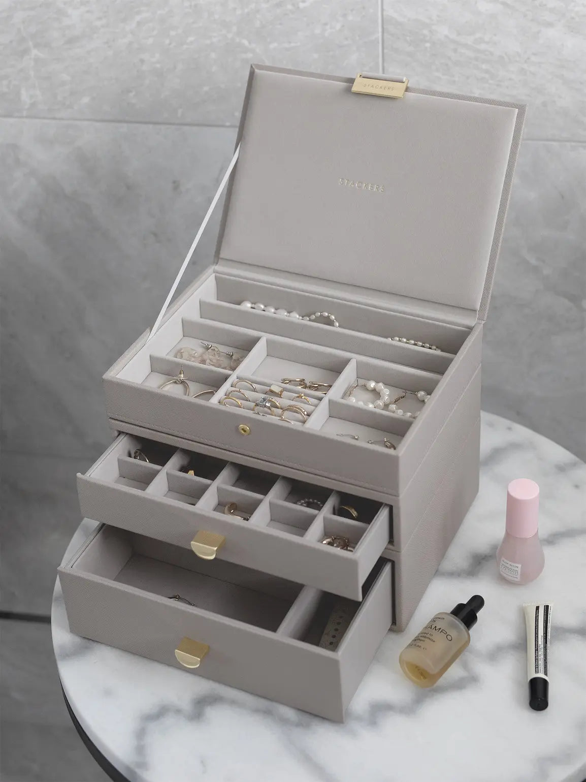 Classic Jewellery Box - Taupe
