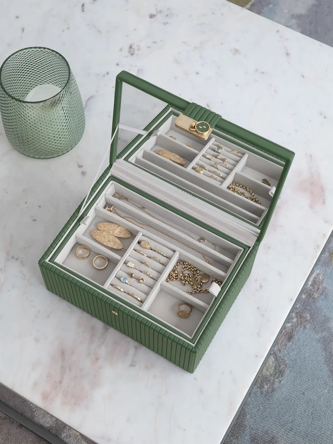 Emerald Luxury Classic Jewellery Box