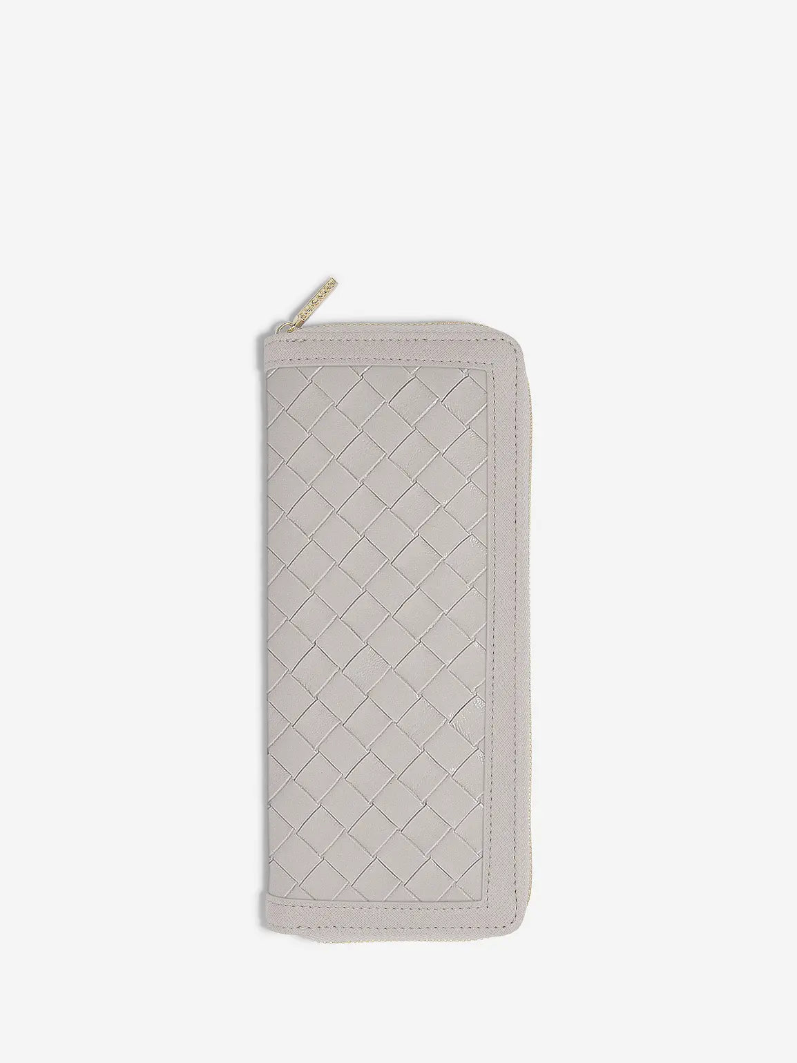 Woven Jewellery Roll - Taupe