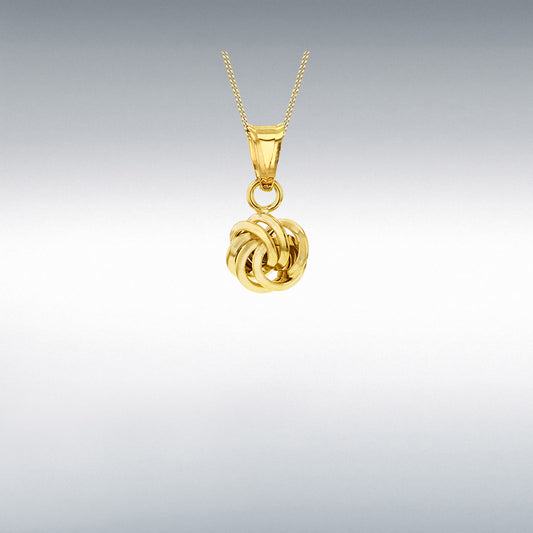 9ct Yellow Gold Knot Pendant