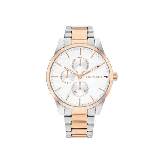 Hilfiger Ladies Duo Tone Chronograph Watch
