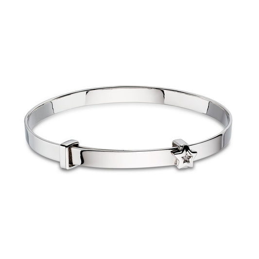 Inez Diamond Star Baby Bangle
