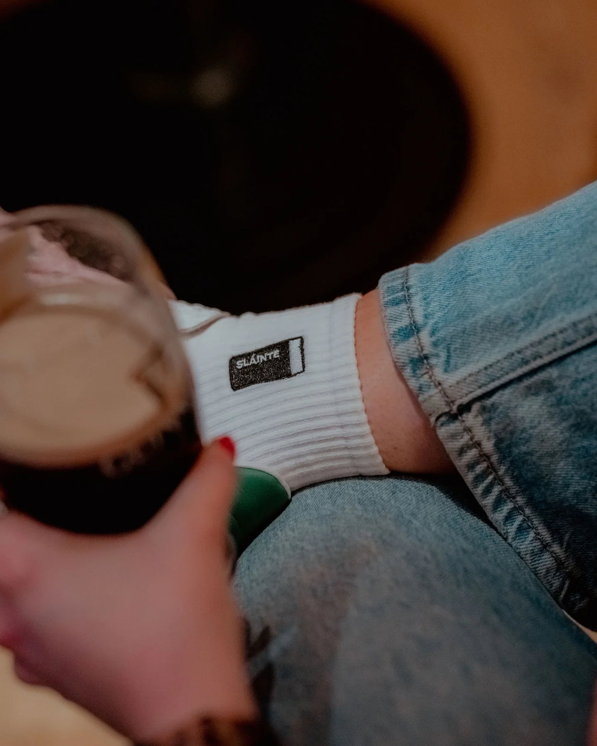 Sláinte Pint Ankle Socks | Born & Bred