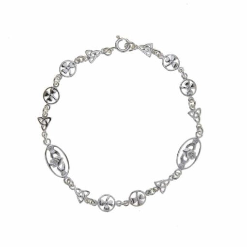 Silver Celtic Link Bracelet