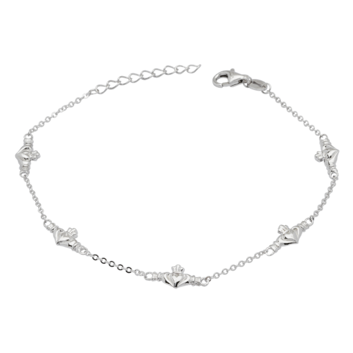 Silver Claddagh Bracelet