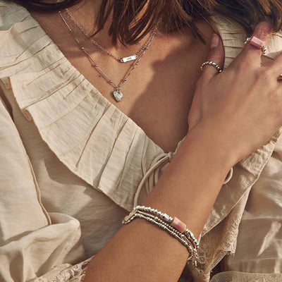 Love Spirit Stone Bracelet-Pink Opal