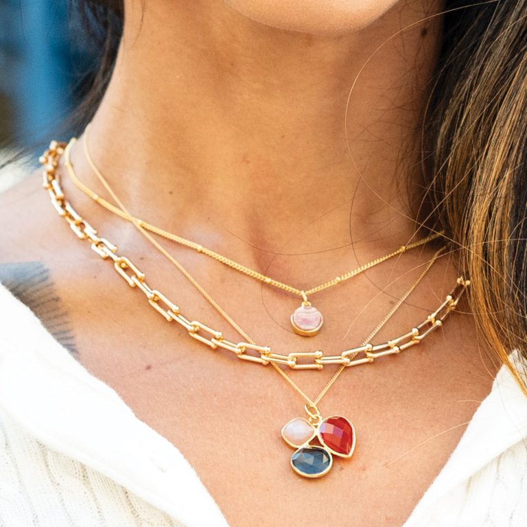 Atom Ball Link Necklace