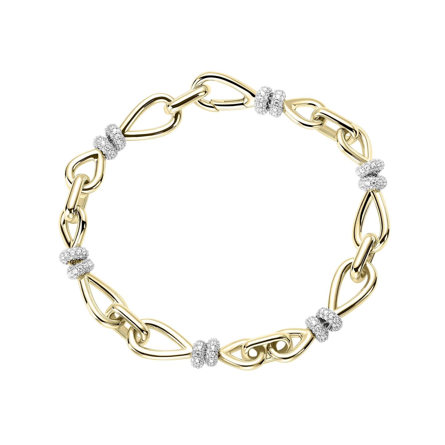 Bold Bands Bracelet Gold