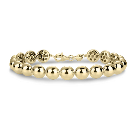 Gold Beaded Bracelet