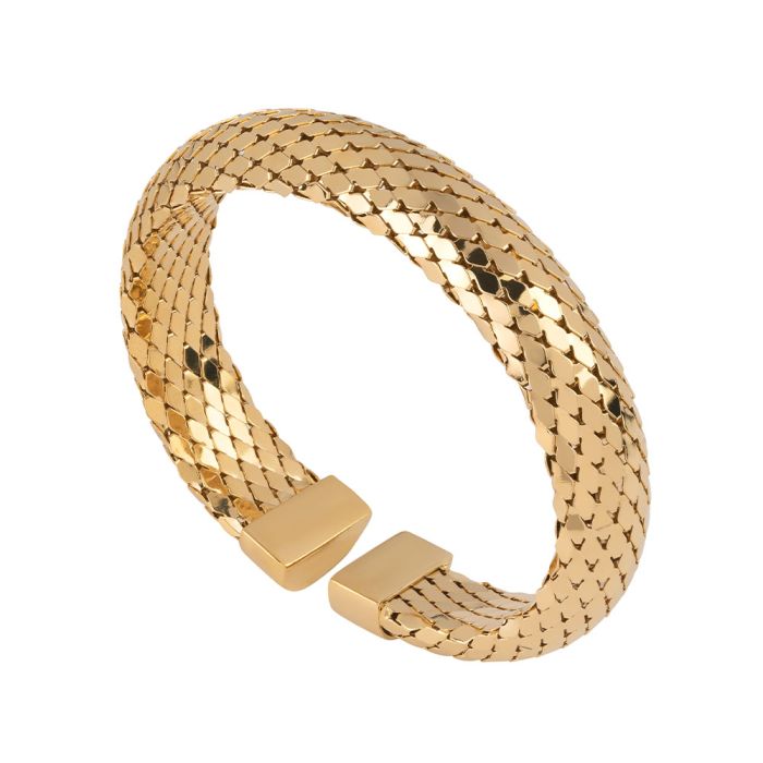 Athena tubular scale rigid bracele