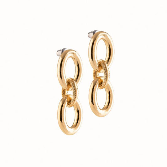 Diva Earring with Textured Links