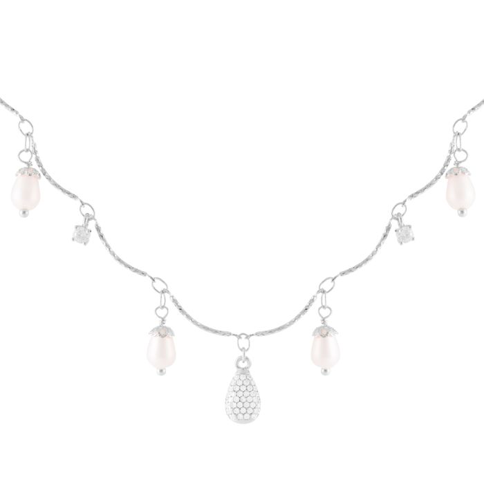 Tulipe Necklace with Pendant Details