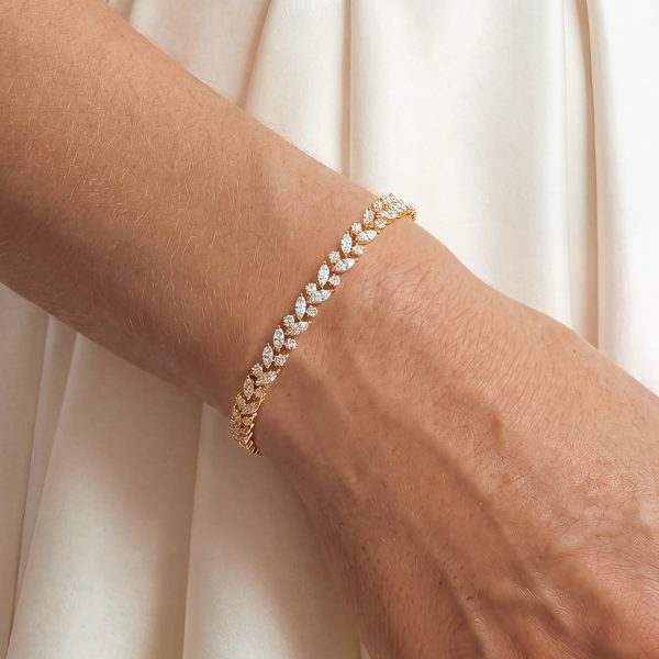 Blenheim Gold Crystal Bracelet