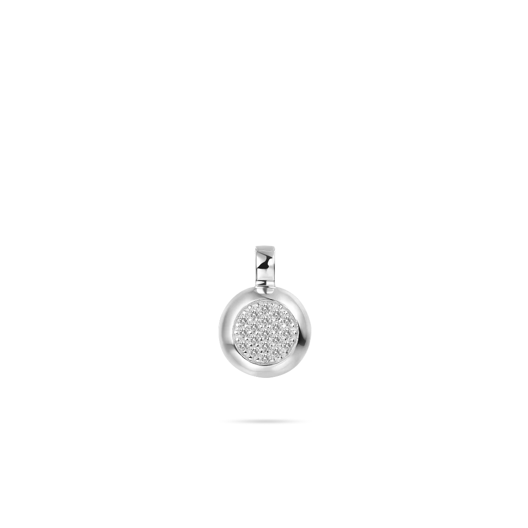 Gisser Silver Pave Pendant