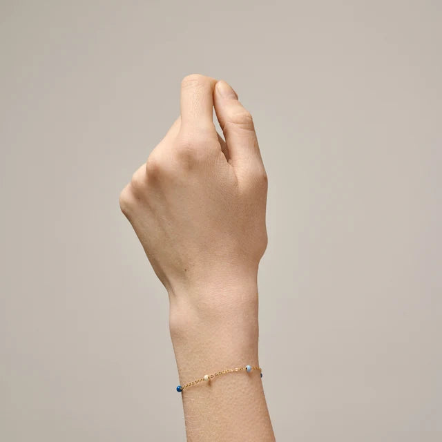 Gold Lola Bracelet - Marine