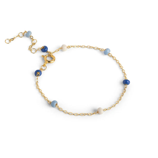 Gold Lola Bracelet - Marine