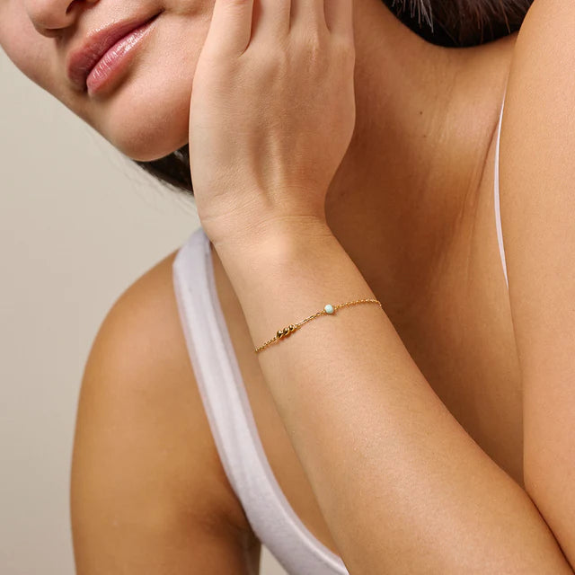 Gold Mint Nara Bracelet