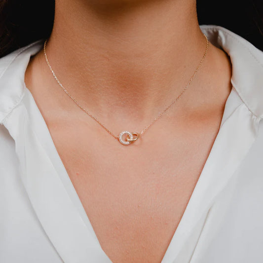 Burren 'Memories' Circles Necklace