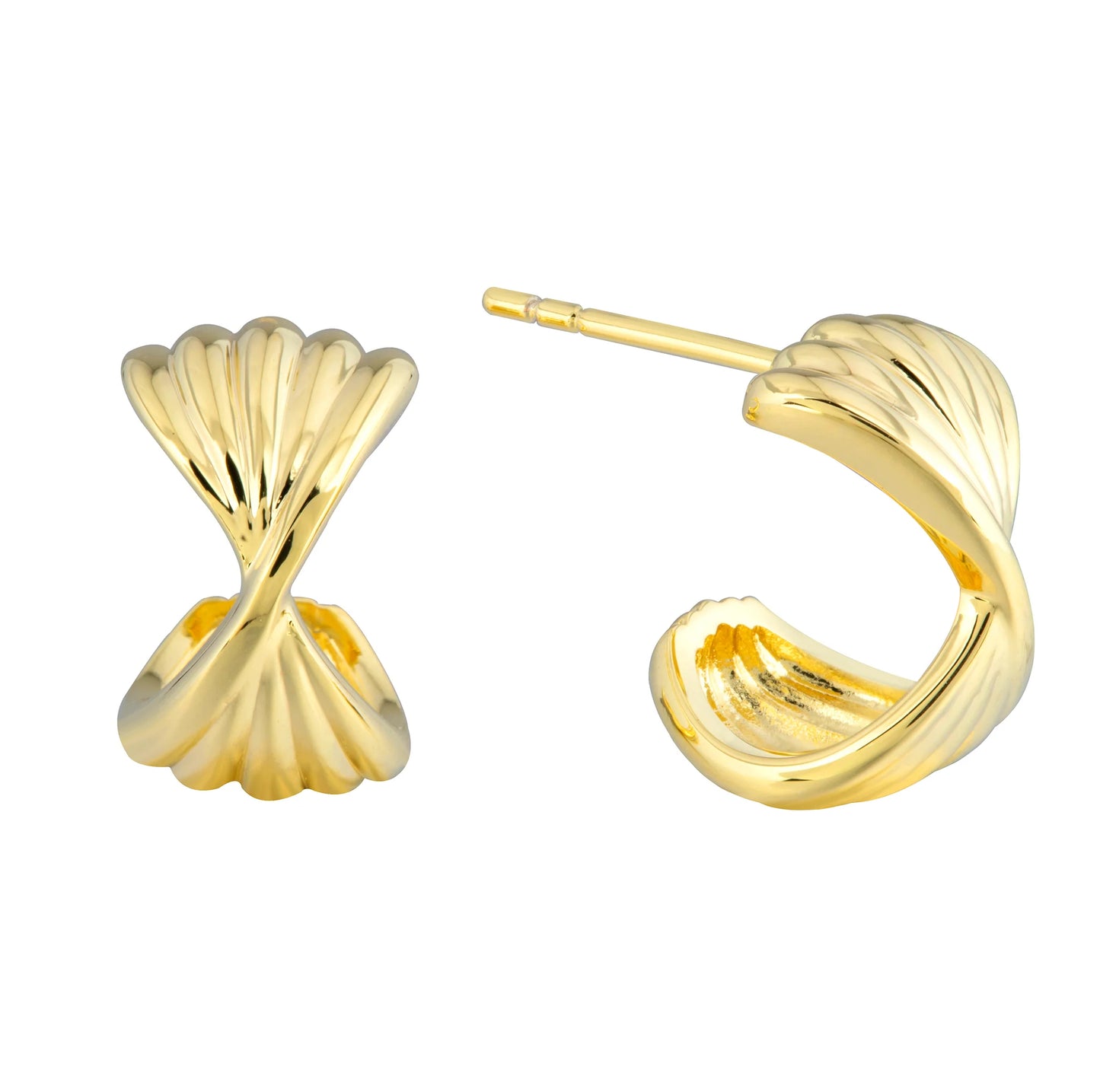 Bow Hoop Earrings