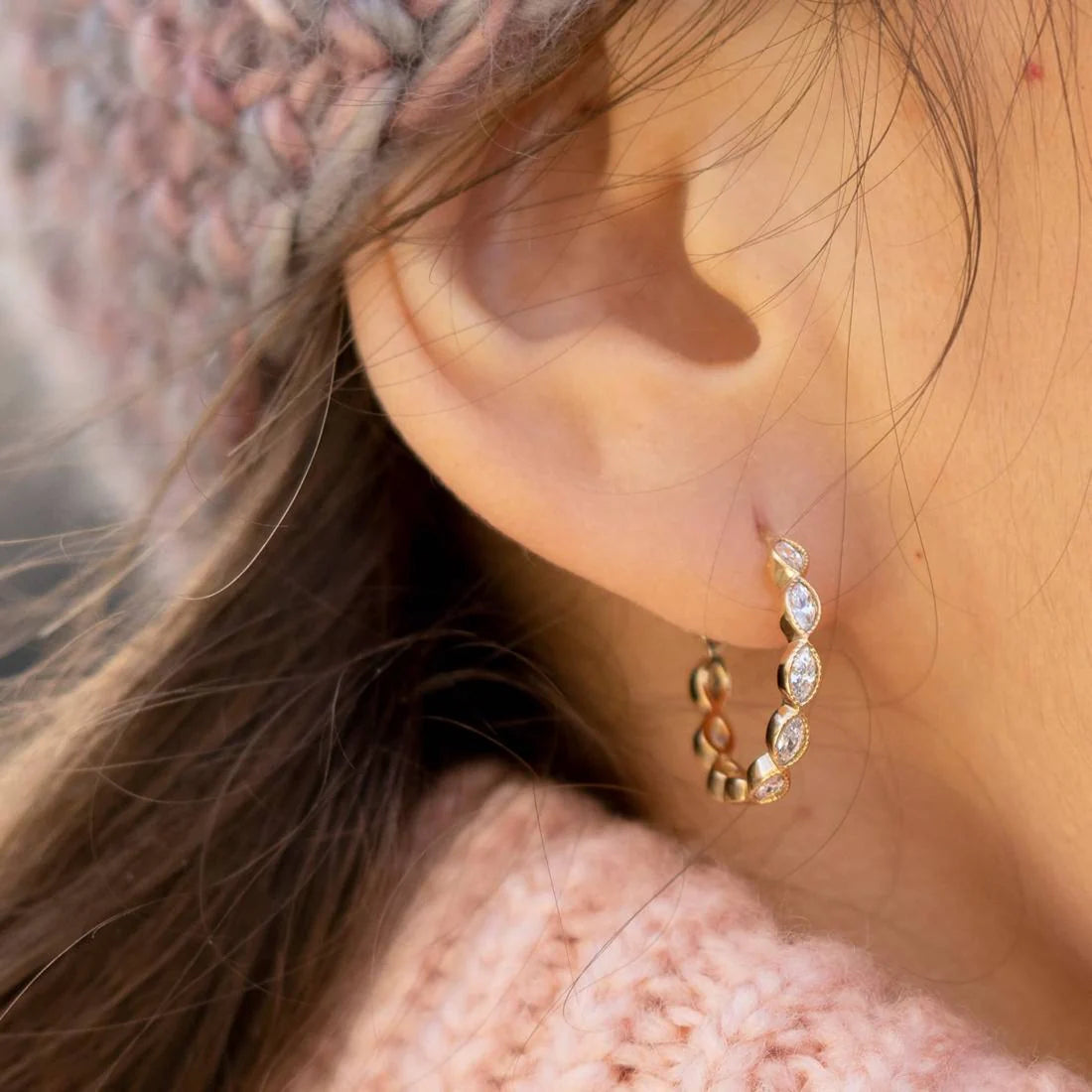 Labelled With Love Hoop Earrings