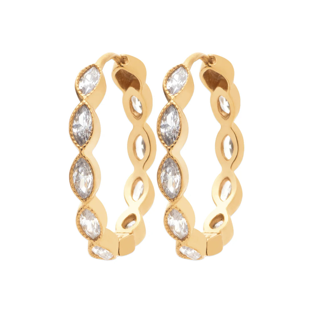 Labelled With Love Hoop Earrings
