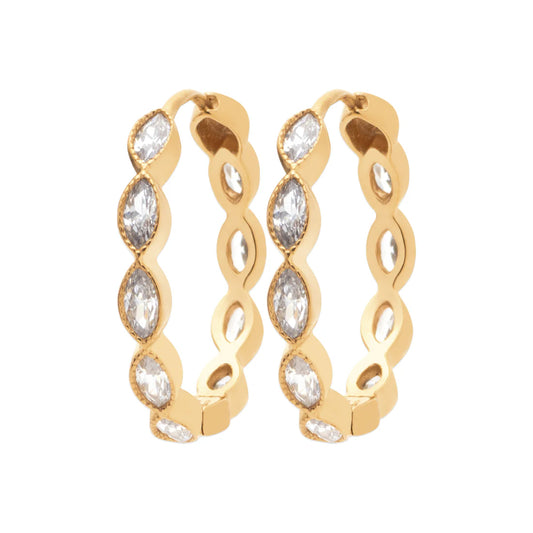 Labelled With Love Hoop Earrings
