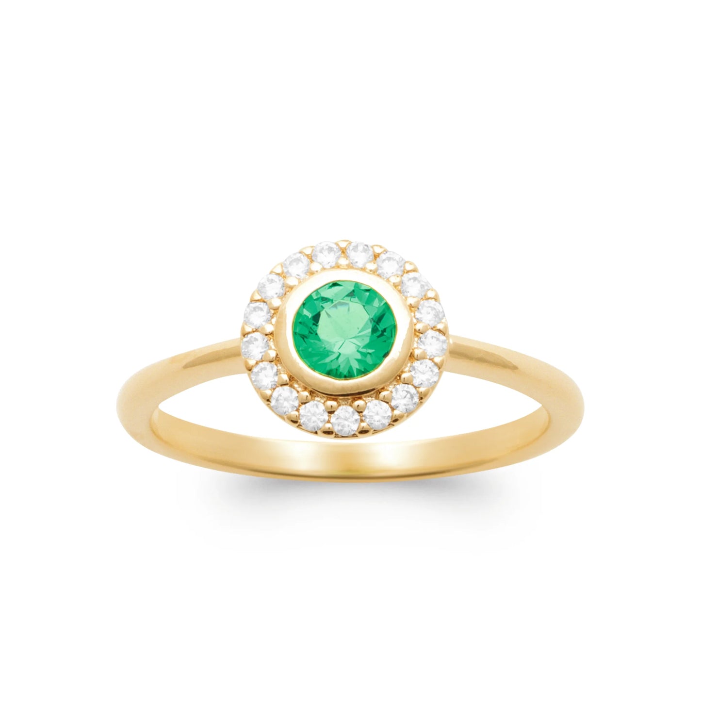 Rising Sun Ring - Green